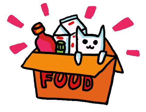 Cat Food Sticker