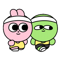 Run Running Sticker