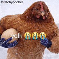 Snow Chicken GIF