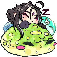 Tired Good Night Sticker