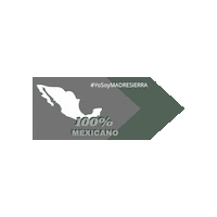 MadreSierra amor mexico 100 artesanal Sticker