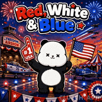Independence Day Celebration GIF by Kanpai Pandas