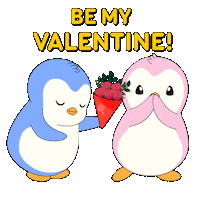 I Love You Flowers Sticker by Pudgy Penguins