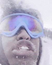 powerplayhousee snow screaming tubing snow tubing GIF