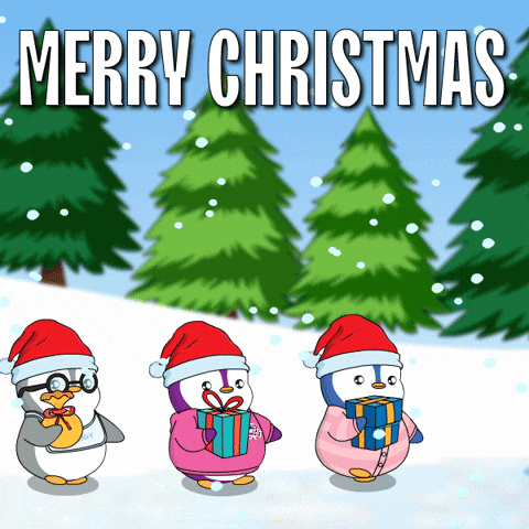 Merry Christmas GIF by Pudgy Penguins