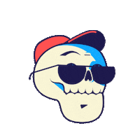 Boing_TV ok okay esqueleto figo Sticker