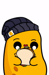 Hungry Nom Nom GIF by lilpotates