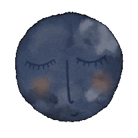 Moon Fullmoon Sticker