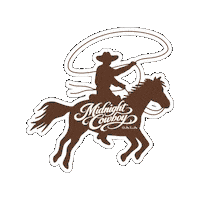 Midnight Cowboy Sticker by ABoR