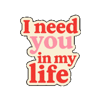 Need You Sticker by NZ Collab