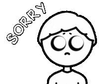 Sorry Whoops Sticker