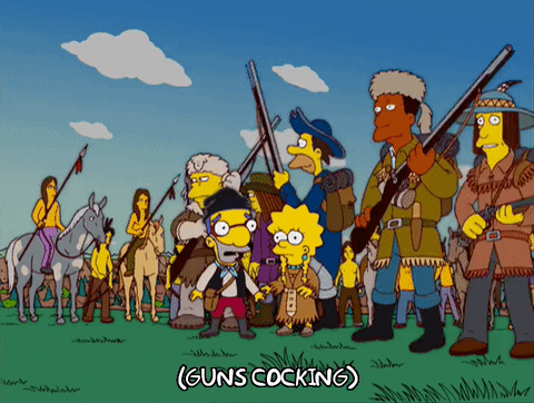 Aiming Episode 11 GIF by The Simpsons