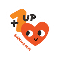 GAMIVOCOM game heart gaming life Sticker