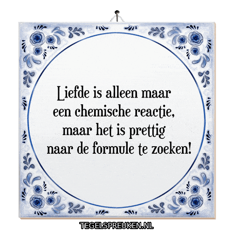 Humor Hart Sticker by Tegelspreuken.nl