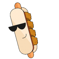 hotdog meatballs Sticker by paulagaramendi