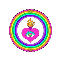 Third Eye Rainbow Sticker by Ephemera