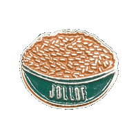 pinnedpins food africa bowl rice Sticker