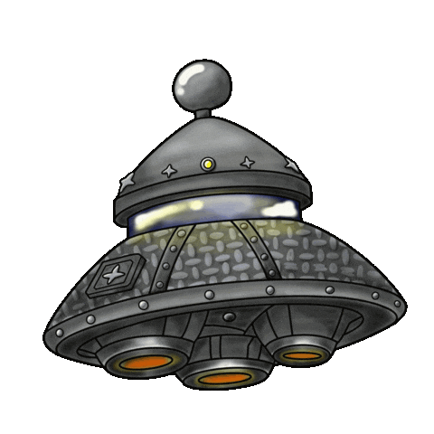 Ufo Mercury Sticker by ANOMONA