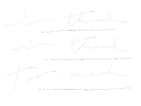 Think Too Much Sticker