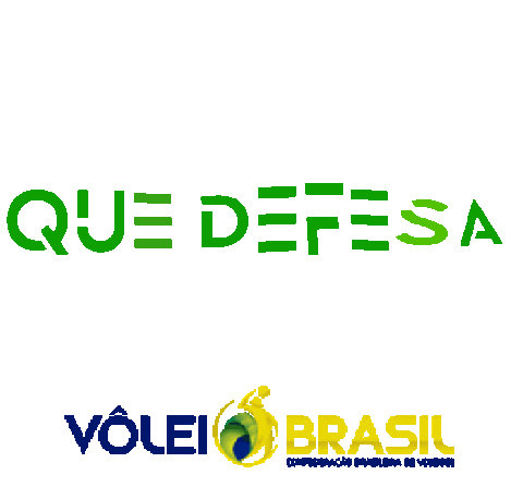 Volleyball Defesa Sticker by Vôlei