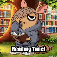 Books Reading GIF by Chillo Dillo