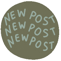New Post Spring Vibes Sticker