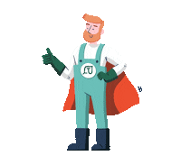 Hero Superhero Sticker by Transitionbio