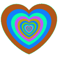 I Love You Hearts Sticker by Feliks Tomasz Konczakowski