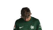 Look Up Vfl Wolfsburg Sticker by Bundesliga