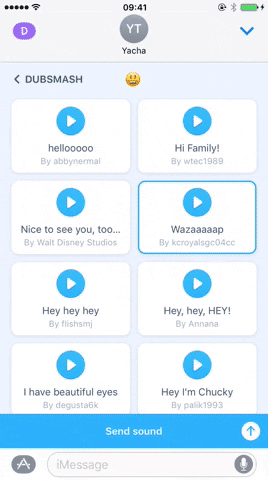 dubsmash for imessage GIF by Product Hunt