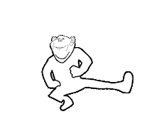 stvka soyjak impjak kazotsky kick soyjak dance Sticker