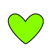Light Green Love Sticker by NOHARA