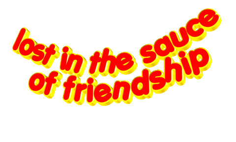 friends text Sticker by AnimatedText