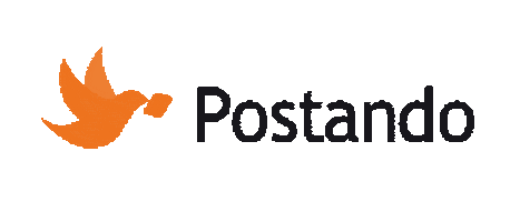 Postandopostcard Sticker by Postando.de