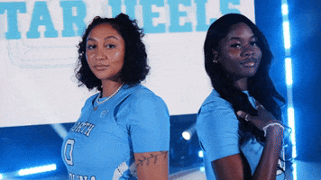 North Carolina Hair Flip GIF by UNC Tar Heels