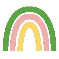 Rainbow Lettering Sticker by Hewitt Avenue