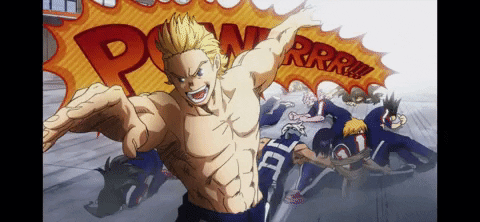ricoworl power my hero academia mha mirio GIF