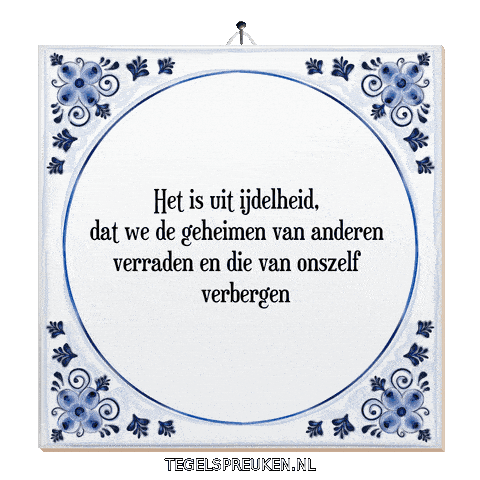 Nl Troost Sticker by Tegelspreuken.nl