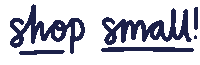 Shop Small Sticker by Bett Norris