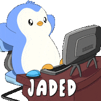 Bored Let Down Sticker by Pudgy Penguins