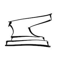 Mp Locher Sticker by minipresents