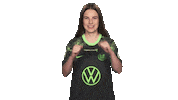 Hopping Vfl Wolfsburg Sticker by Bundesliga