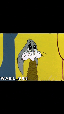 Sad Bugs Bunny GIF