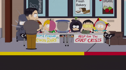 scared the coon GIF by South Park 