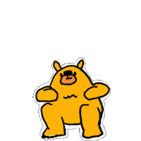 Happy くま Sticker