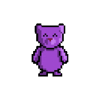ACMHacettepe bear purple acm acmhacettepe Sticker