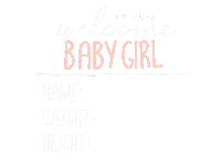 babynestdesigns weight babygirl baby girl welcomebaby Sticker