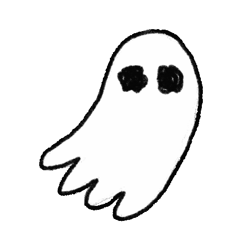 Petiches giphyupload drawing ghost cinema Sticker