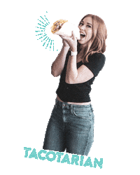 Vegan Tacos Sticker by Tacotarian