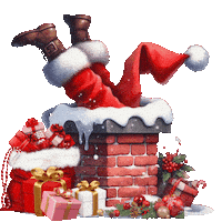 Merry Christmas Papai Noel Sticker